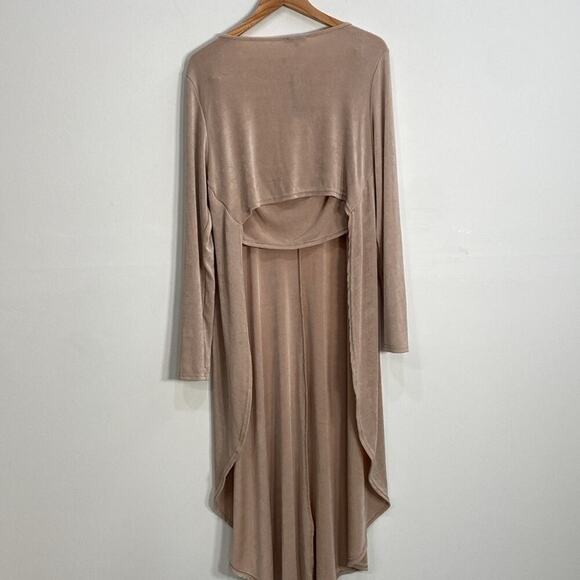 Fashion Nova Slinky Pant Set 2X Beige - Picture 3 of 15